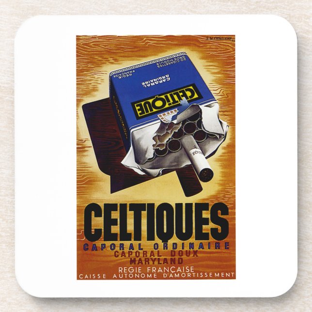 Celtiques Cigarettes Coaster (Front)