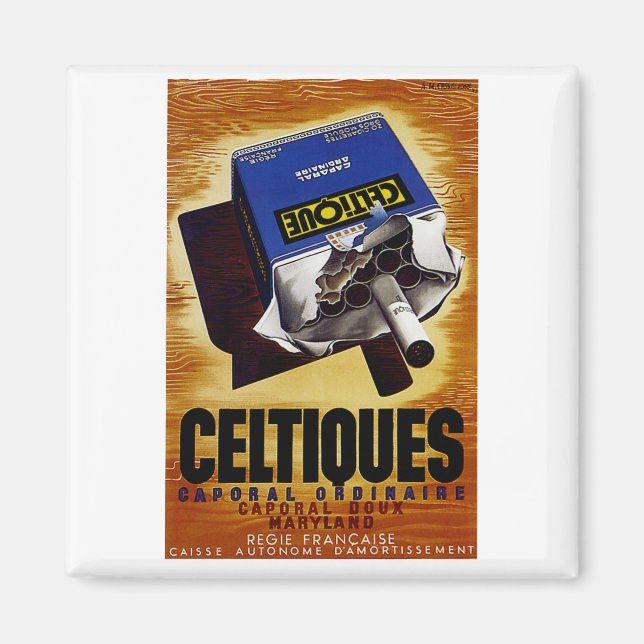 Celtiques Cigarettes Magnet (Front)