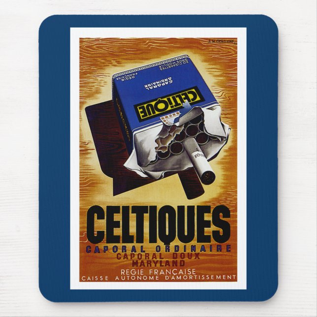 Celtiques Cigarettes Mouse Mat (Front)