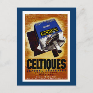 Celtiques Cigarettes Postcard