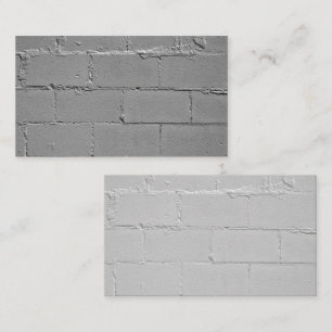 Cement Block Wall Business Card