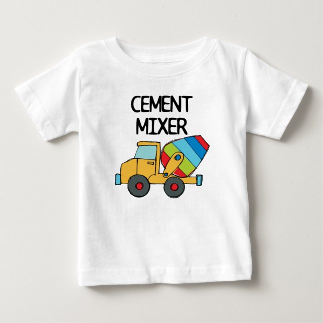 Cement Mixer Baby T-Shirt (Front)
