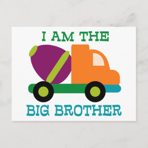 Cement Mixer Big Brother Postcard
