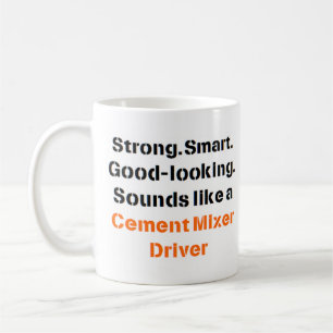 cement mixer driver sound Mug
