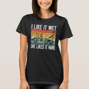 Cement Mixer Truck Driver Job Profession Construct T-Shirt