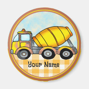 Cement Mixer Truck  Magnet