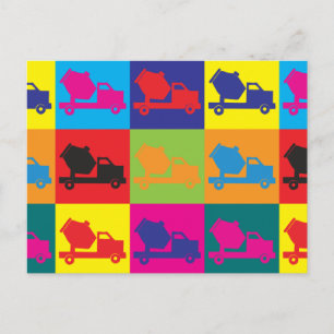 Cement Pop Art Postcard
