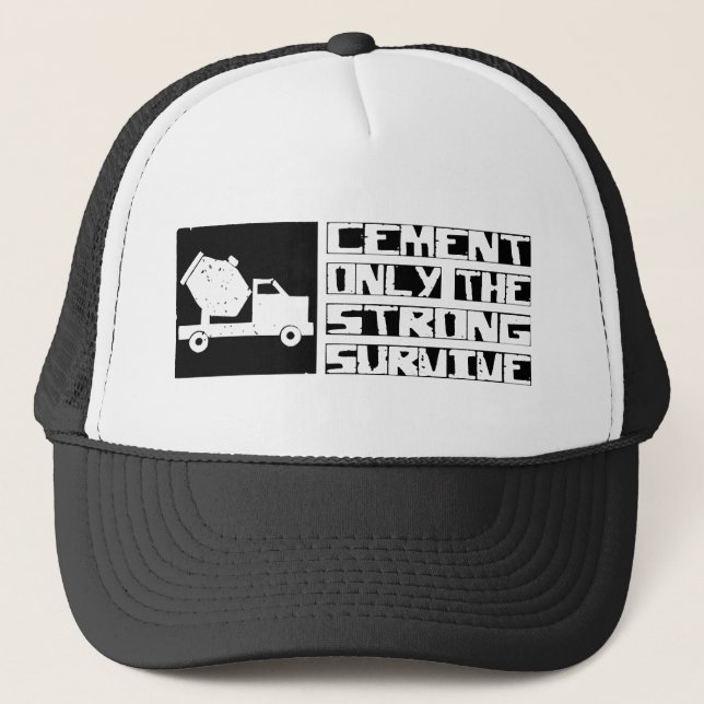 Cement Survive Trucker Hat (Front)