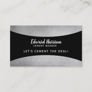 Cement the Deal Business Cards