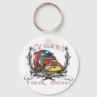 Cement Truck Driver Key Ring