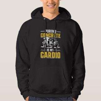 Cement Worker Concrete Finisher Hoodie
