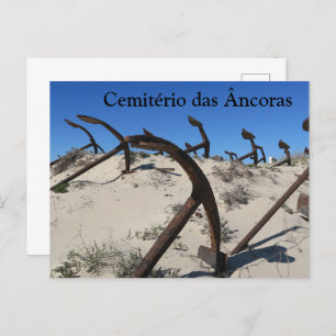 Cemério das Âncoras, Praia do Barril, Portugal Postcard