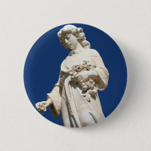 Cemetary Angel 6 Cm Round Badge