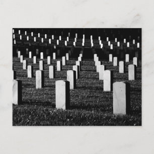 Cemetery Headstones Postcard