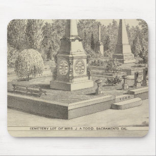 Cemetery lot Sacto, res Woodland Mouse Mat