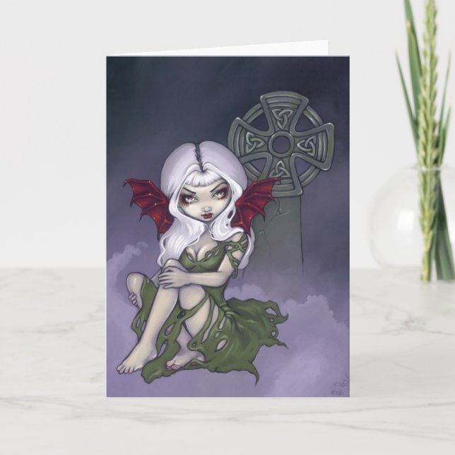 "Cemetery Mist" Greeting Card (Front)