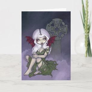 "Cemetery Mist" Greeting Card