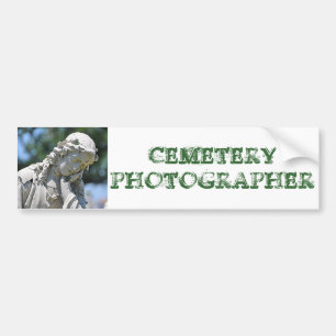 Cemetery Photographer bumper sticker
