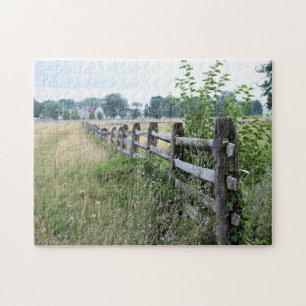"Cemetery Ridge Fence, Gettysburg" Puzzle
