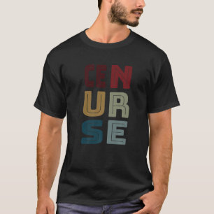 CEN Nurse Certified Emergency Nurse Vintage Retro T-Shirt