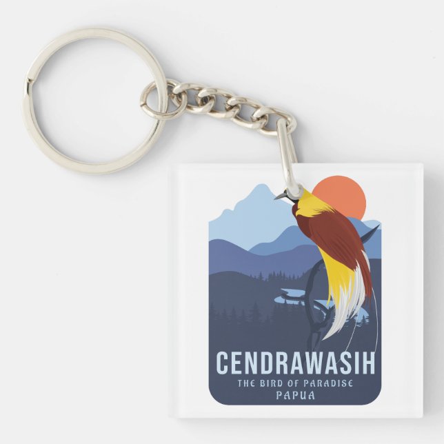 Cendrawasih Key Ring (Front)