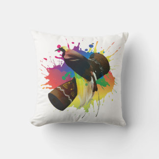 Cendrawasih The Bird Of Paradise Colourful Cushion