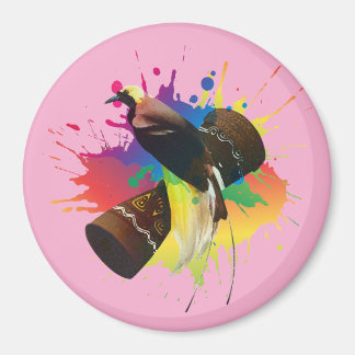 Cendrawasih The Bird Of Paradise Colourful Magnet