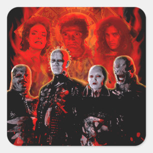 Cenobites Horror Sticker – Gothic Cult Art