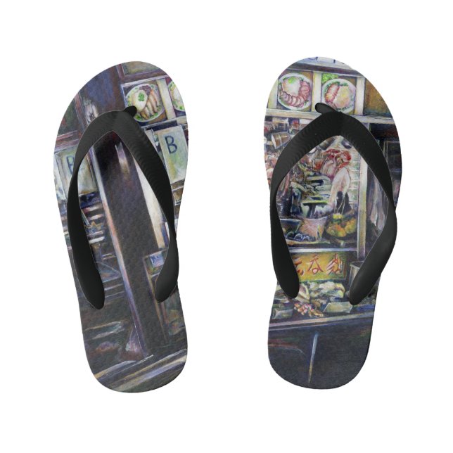 Cenosillicaphia Kid's Flip Flops (Footbed)
