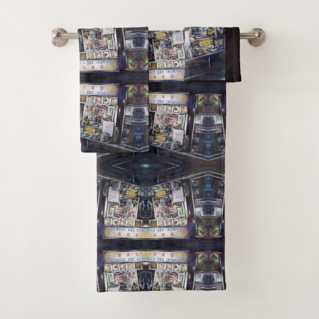 Cenosillicaphia, Singapore Bath Towel Set (Insitu)