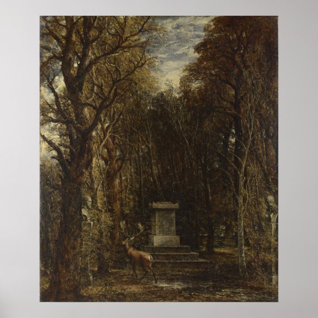 Cenotaph for Sir Joshua Reynolds, Constable Poster (Front)