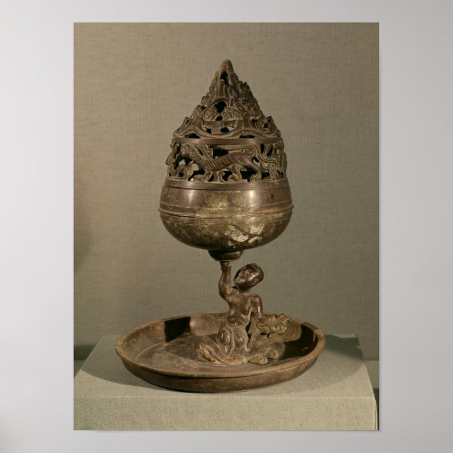 Censer in the shape of 'po-shan-lu' poster (Front)