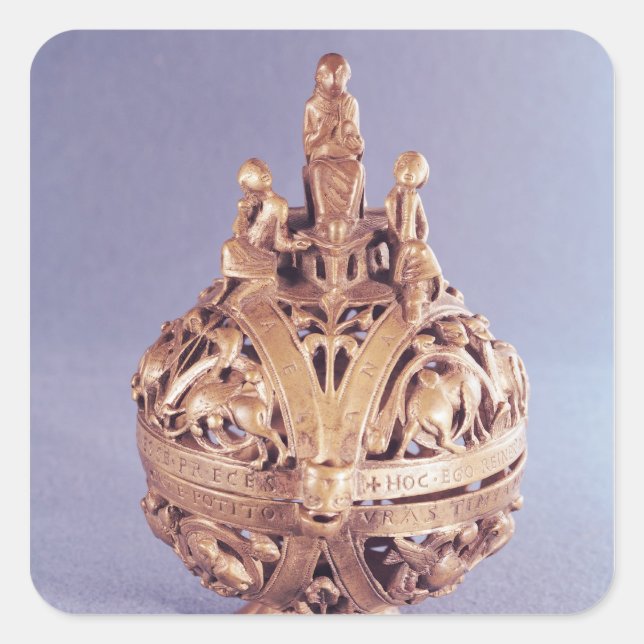 Censer surmounted by an angel square sticker (Front)