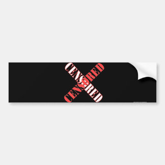 Censored funny bumper sticker