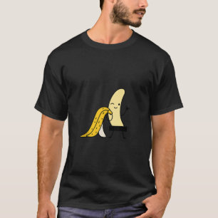Censored Funny Yellow Funny Banana Print Fruits Ta T-Shirt