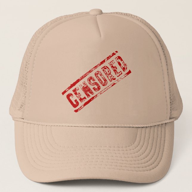 Censored trucker hat (Front)