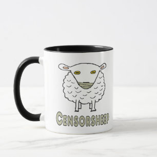 Censorship Censorsheep Mug