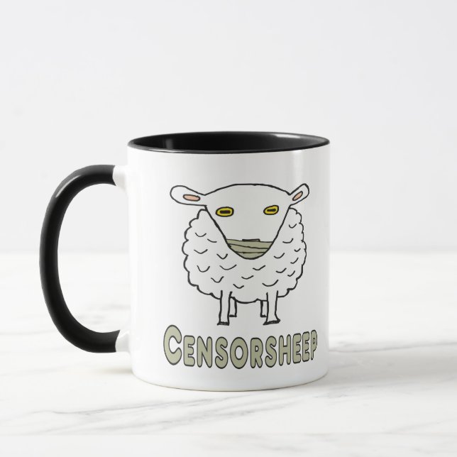 Censorship Censorsheep Mug (Left)