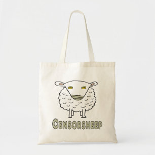 Censorship Censorsheep Tote Bag