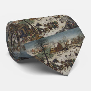 Census at Bethlehem by Pieter Bruegel Tie