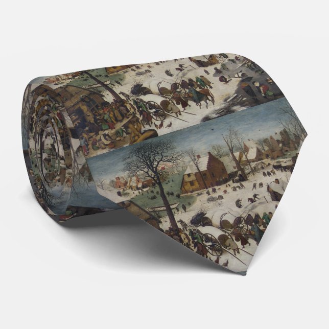 Census at Bethlehem by Pieter Bruegel Tie (Rolled)