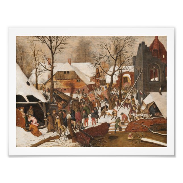 Census in Bethlehem Photo Print (Front)