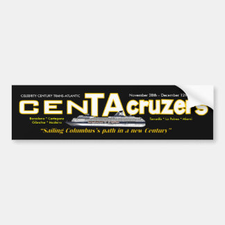 CenTAcruzers Logo Bumper Sticker