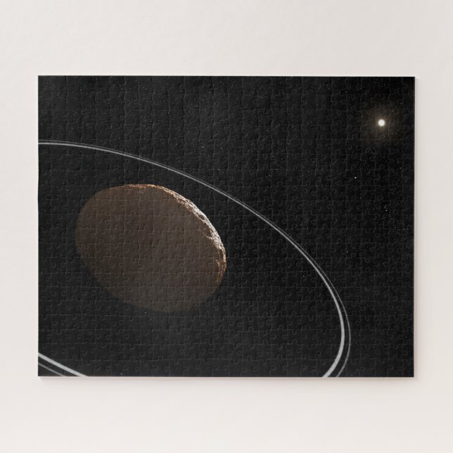 Centaur 1099 Chariklo And Its Rings. Jigsaw Puzzle (Horizontal)