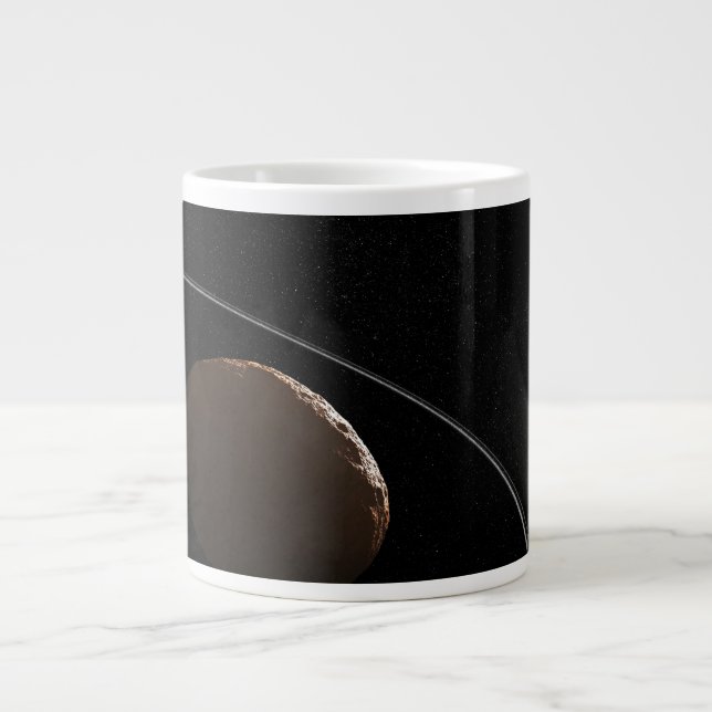 Centaur 1099 Chariklo And Its Rings. Large Coffee Mug (Front)