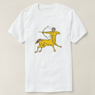 Centaur Aims Bow Arrow Mythical Creature Figure T-Shirt