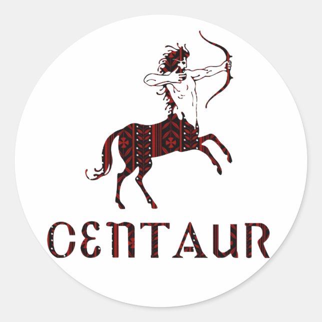 Centaur Classic Round Sticker (Front)