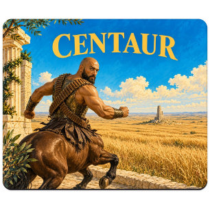 Centaur, Gothic Fantasy Monster Mouse Mat