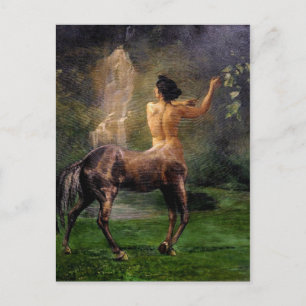 Centauress (female centaur) ~ postcard