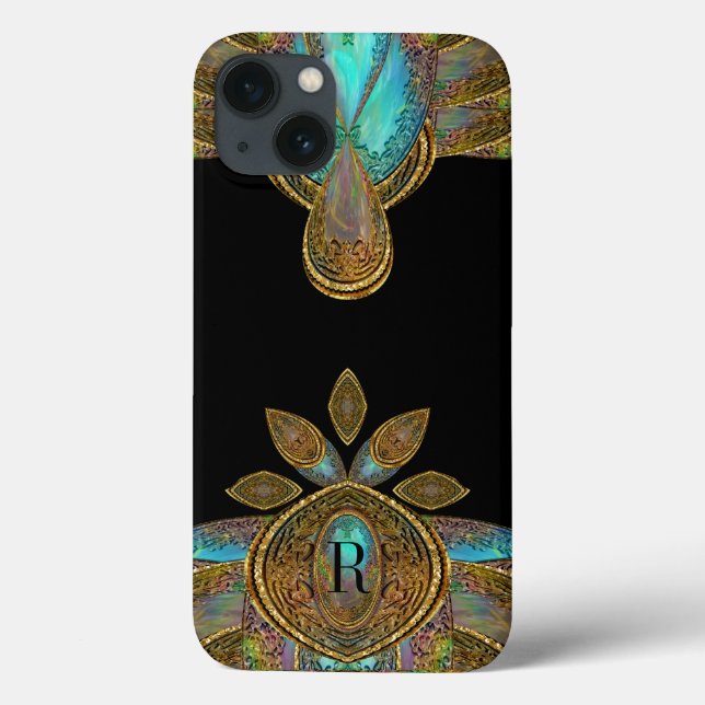 Centauri Deco Monogram Case-Mate iPhone Case (Back)